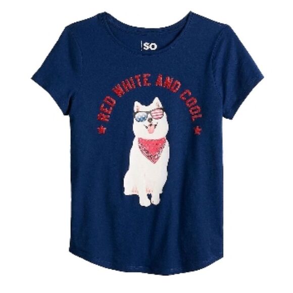 Girls' SO Favorite Core Graphic Tee Size M - Picture 1 of 4